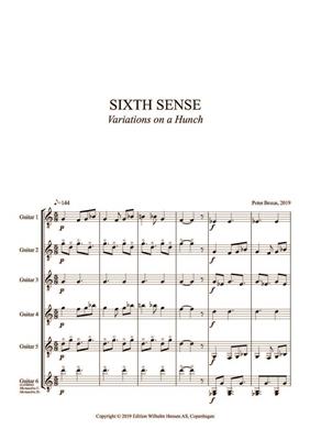 Peter Bruun: Sixth Sense - Variations On A Hunch: Guitares (Ensemble)
