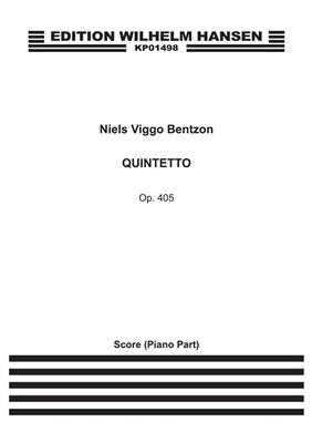 Niels Viggo Bentzon: Quintetto Op.405 4flt/Pf Sc: Flûtes Traversières (Ensemble)