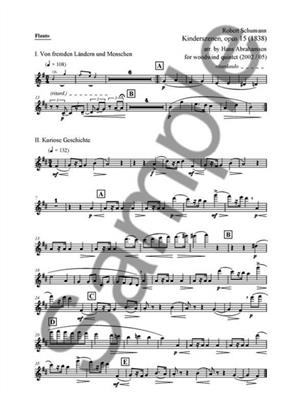 Robert Schumann: Kinderszenen: (Arr. Hans Abrahamsen): Quintette à Vent
