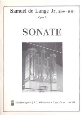 Lange: Sonate Opus 5: Orgue