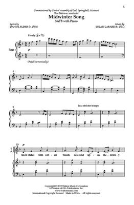 Susan LaBarr: Midwinter Song: Chœur Mixte et Piano/Orgue