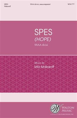 Mia Makaroff: Spes: Voix Hautes et Accomp.