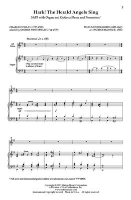 Felix Mendelssohn Bartholdy: Hark! The Herald Angels Sing: (Arr. Patrick Hawes): Chœur Mixte et Ensemble