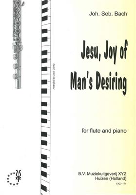 Johann Sebastian Bach: Jesu, Joy Man's Desiring: Flûte Traversière et Accomp.