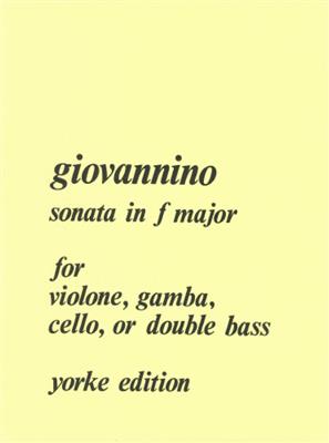 Giovannino: Sonata In F Major: Alto et Accomp.