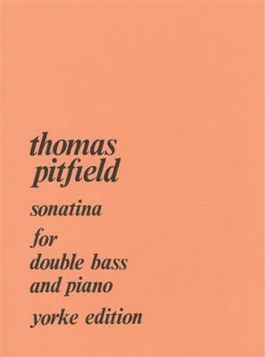 Thomas Pitfield: Sonatina For Double Bass And Piano: Contrebasse et Accomp.