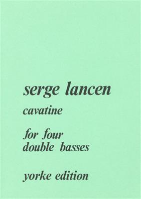 Serge Lancen: Cavatina For 4 Doublebasses: Contrebasses (Ensemble)
