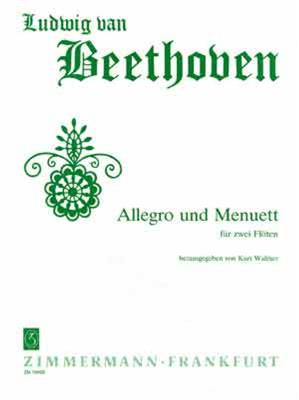 Ludwig van Beethoven: Allegro And Menuet: (Arr. Kurt Walther): Duo pour Flûtes Traversières