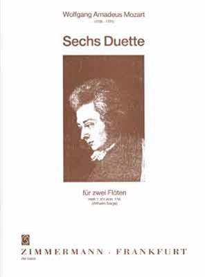Wolfgang Amadeus Mozart: 6 Duets Book 1 K156: Duo pour Flûtes Traversières