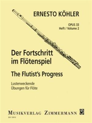 Ernesto Köhler: Der Fortschritt im Flötenspiel Op. 33 Heft 2: Solo pour Flûte Traversière