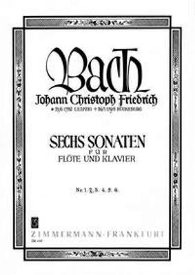 Johann Christoph Friedrich Bach: Sechs Sonaten BR B16/ Wf VIII:3/2: (Arr. Otto Wittenbecher): Flûte Traversière et Accomp.