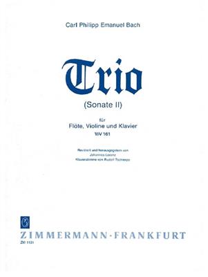 Carl Philipp Emanuel Bach: Trio (Sonate II) Wq 161: (Arr. Johannes Lorenz): Ensemble de Chambre