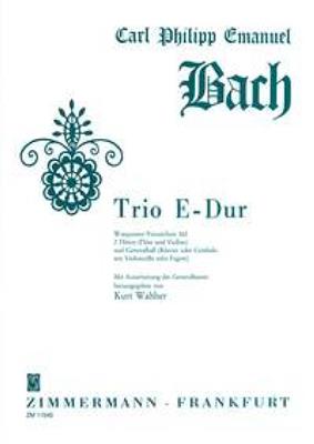 Carl Philipp Emanuel Bach: Trio E-Dur Wq 162: Duo pour Flûtes Traversières