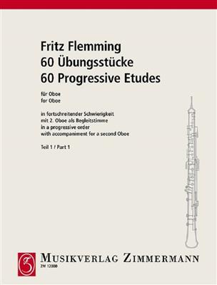 Fritz Flemming: Ubungstucke(60) 1: Solo pour Hautbois