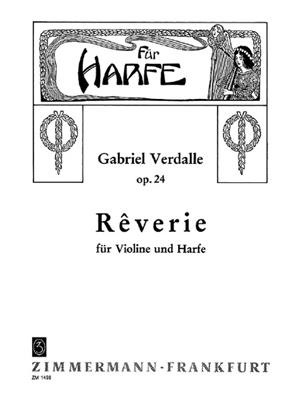 Gabriel Verdalle: Rêverie op. 24: Violon et Accomp.