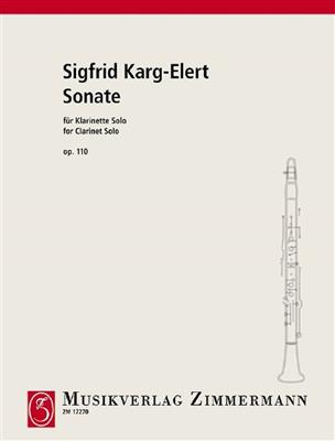 Sigfrid Karg-Elert: Sonate op. 110: Solo pour Clarinette