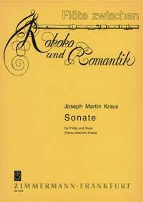 Joseph Martin Kraus: Sonate: (Arr. Hans-Joachim Kraus): Flûte Traversière et Accomp.