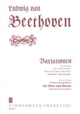 Ludwig van Beethoven: Variations On La Ci Darem La Mano: (Arr. Gustav Wangenheim): Hautbois et Accomp.