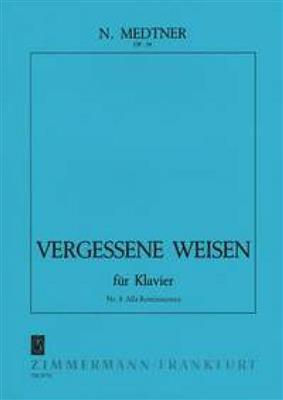 Nikolai Medtner: Vergessene Weisen op. 38/8: Solo de Piano