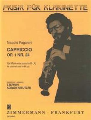 Niccolò Paganini: Capriccio Op.1 No.24: (Arr. Stephan Korody-Kreutzer): Solo pour Clarinette