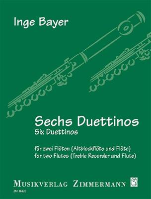 Inge Bayer: Sechs Duettinos: Duo pour Flûtes Traversières
