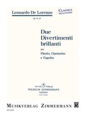 Leonardo de Lorenzo: Due Divertimenti brillanti op. 24, op. 29: Bois (Ensemble)