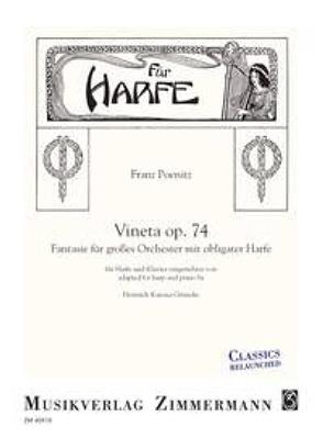 Franz Poenitz: Vineta op. 74: (Arr. Heinrich Katona-Grüneke): Harpe et Accomp.