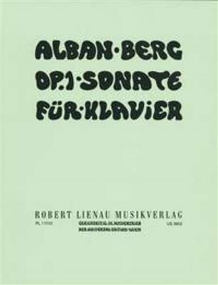 Alban Berg: Sonate op. 1: Solo de Piano