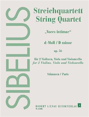 Jean Sibelius: String Quartet D Minor Op. 56 - Parts: Quatuor à Cordes