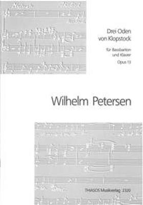 Wilhelm Petersen: Drei Oden nach Klopstock: Baryton ou Euphonium et Accomp.