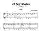 Erwin Scheltjens: 10 Easy Studies For 1 or 2 Clarinets: Solo pour Clarinette