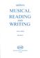 Musical Reading and Writing