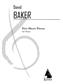 David Baker: Five Short Pieces: Solo de Piano