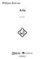 William Bolcom: Aria: Solo pour Guitare
