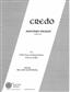 Antonio Vivaldi: Credo: (Arr. Richard Westenburg): Chœur Mixte et Accomp.