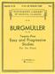 Friedrich Burgmüller: Twenty-Five Easy and Progressive Studies Op. 100: Solo de Piano