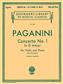 Niccolò Paganini: Violin Concerto No.1 In D First Movement: Violon et Accomp.
