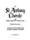 Johannes Brahms: St. Anthony Chorale: Orgue