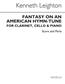 Kenneth Leighton: Fantasy On An American Hymn Tune Op.70: Ensemble de Chambre