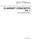 John Mahon: Clarinet Concerto No.2: Clarinette et Accomp.