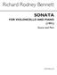 Richard Rodney Bennett: Sonata For Violoncello And Piano: Violoncelle et Accomp.