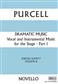 Henry Purcell: Purcell Society Volume 16 - Dramatic Music Part 1: Chœur Mixte et Ensemble