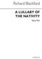 Richard Blackford: A Lullaby Of The Nativity: Solo pour Harpe