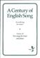 A Century Of English Song - Volume III: Chant et Piano