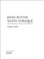 John Rutter: Suite Lyrique: Solo pour Harpe