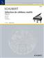 Franz Schubert: Selection of more celebrated motives: (Arr. Gerard Nauwelaers): Solo de Piano