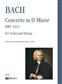 Johann Sebastian Bach: Concerto in Re Minore BWV 1052: Cordes (Ensemble)