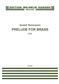 Sunleif Rasmussen: Prelude For Brass: Ensemble de Cuivres