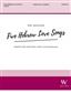 Five Hebrew Love Songs (Solo Version): Solo pour Chant