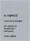 Antonio Capuzzi: Concerto in D Major: Contrebasse et Accomp.